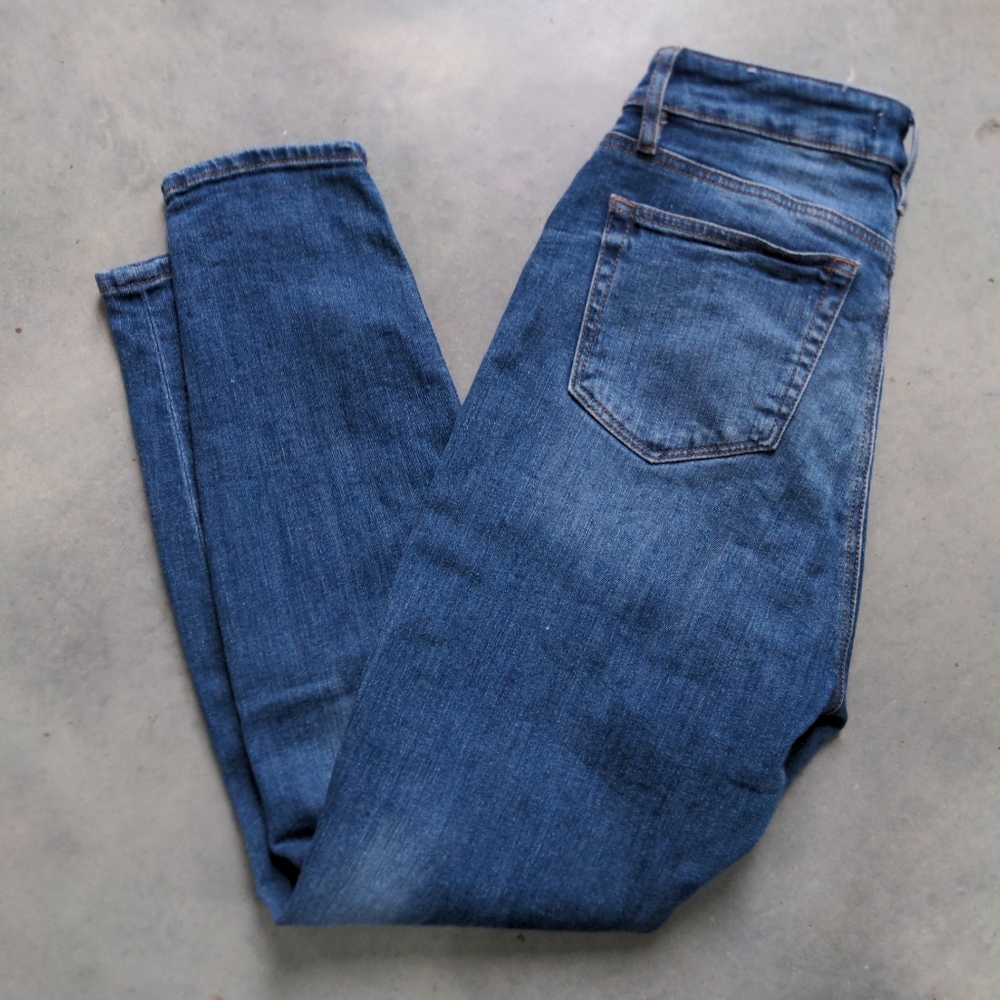 Loft Curvy High Rise Waist Skinny